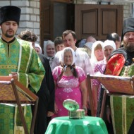 Встреча иконы и частицы мощей блаженной Матроны Московской