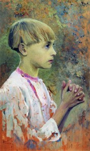Отрок Варфоломей. Худ. Нестеров, 1889