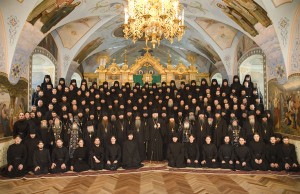 Братия Свято-Успенской Почаевской Лавры